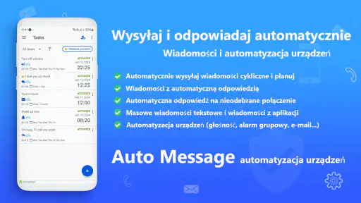 AUTO MESSAGE wyślij odpowiedz screenshot
