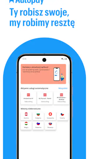 Autopay. Winiety, autostrady screenshot