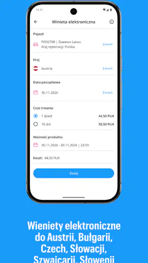 Autopay. Winiety, autostrady screenshot