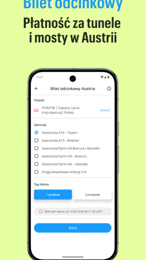 Autopay. Winiety, autostrady screenshot