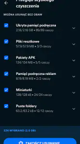 Avast Cleanup — Czyszczenie screenshot
