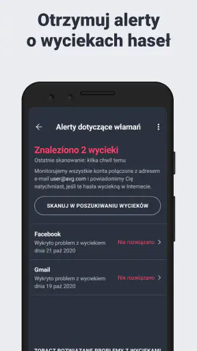 AVG Antywirus & Bezpieczeństwo screenshot