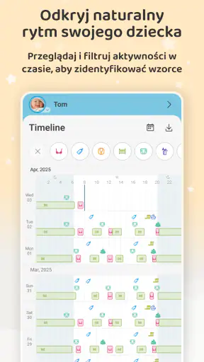 Baby Daybook Karmienie piersią screenshot