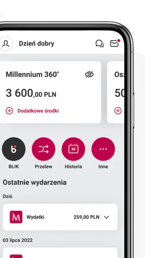 Bank Millennium screenshot