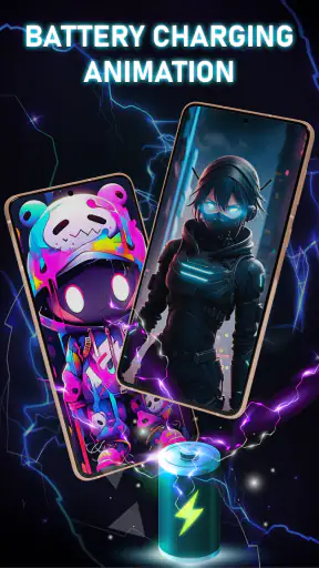 Battery Charging Animation Art screenshot