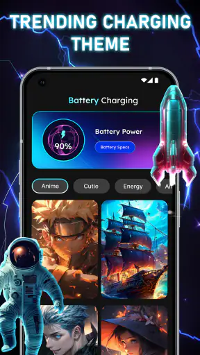 Battery Charging Animation Art screenshot