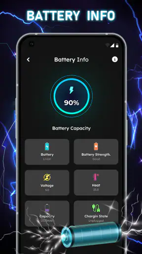 Battery Charging Animation Art screenshot