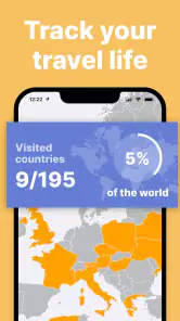 been: track visited countries screenshot