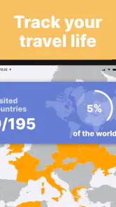 been: track visited countries screenshot