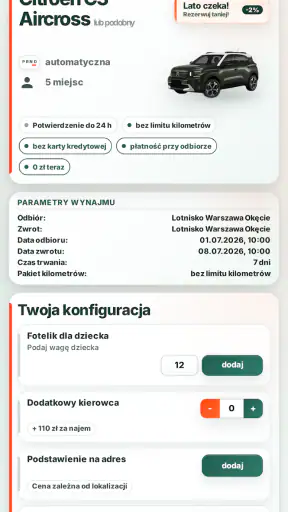 BEEP.rent - najem aut screenshot
