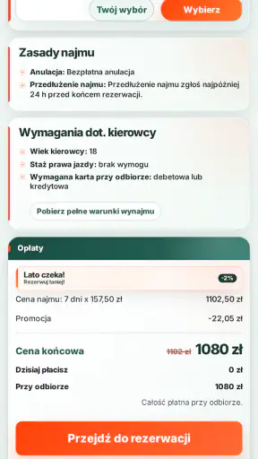 BEEP.rent - najem aut screenshot