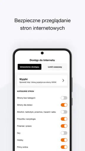 Bezpieczne Dziecko w Sieci screenshot