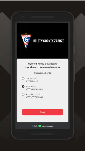Bilety Górnik Zabrze screenshot