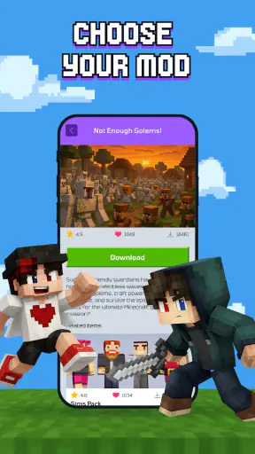 Biome Mods World for MCPE screenshot