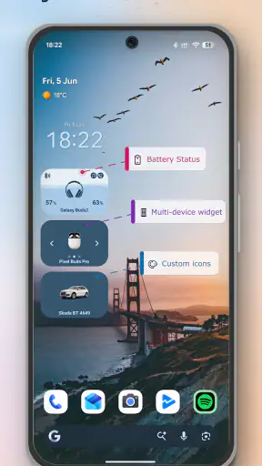 Bluetooth Audio Connect Widget screenshot