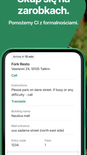 Bolt Food Courier screenshot