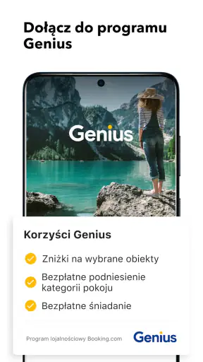 Booking.com Rezerwacja Hoteli screenshot