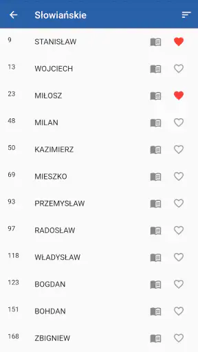 BRAIAN: ranking i trendy imion screenshot