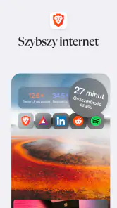 Brave prywatna przeglądarka screenshot