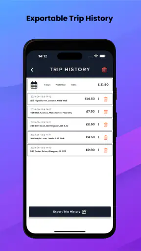 BTM TAXI METER screenshot