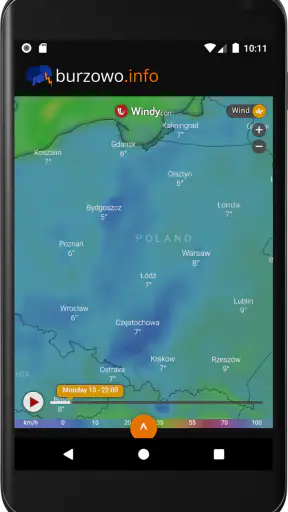 Burzowo.info - Mapa burzowa screenshot