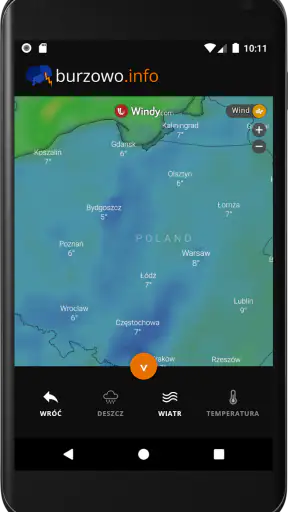 Burzowo.info - Mapa burzowa screenshot