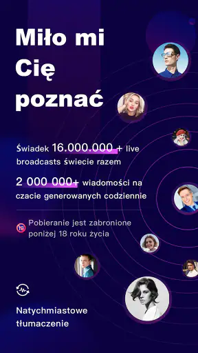 BuzzCast - Live Video Chat App screenshot