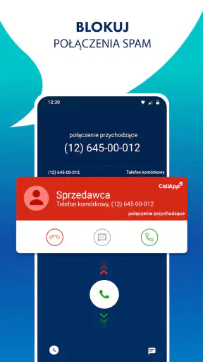 Callapp: ID i nagrywanie tel screenshot