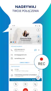 Callapp: ID i nagrywanie tel screenshot