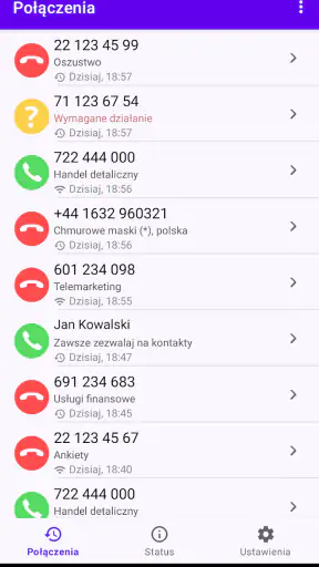 Callfilter.app screenshot