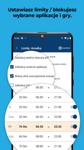 CALMEAN Control Center screenshot