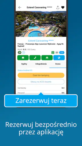 CampingCard ACSI screenshot