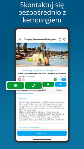 CampingCard ACSI screenshot