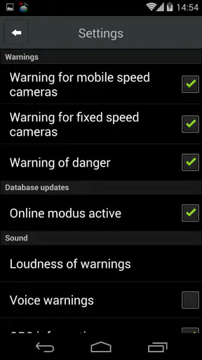 CamSam PLUS alerty fotoradarów screenshot