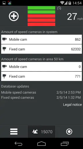 CamSam PLUS alerty fotoradarów screenshot