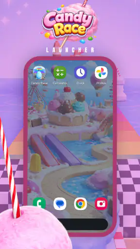 Candy Race Launcher screenshot