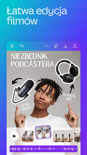 Canva: grafika, zdjęcia, wideo screenshot