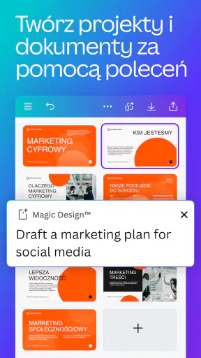 Canva: grafika, zdjęcia, wideo screenshot