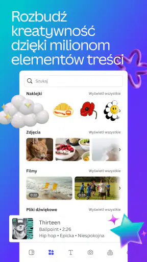 Canva: grafika, zdjęcia, wideo screenshot