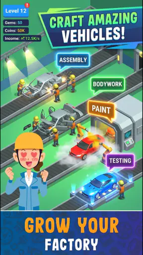 Car Factory - AI Tycoon Sim screenshot