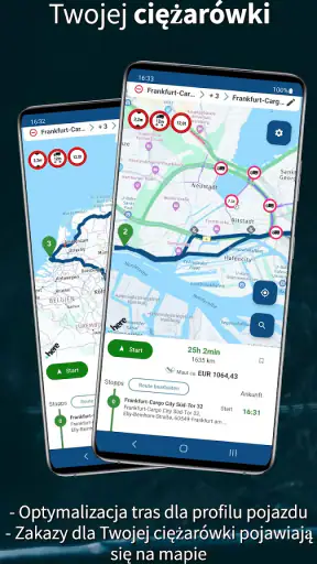 CargoTour Truck Nawigacja GPS screenshot