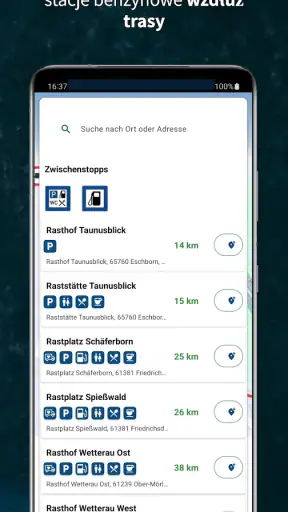 CargoTour Truck Nawigacja GPS screenshot