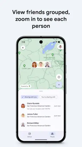 Centrum lokalizacji Google screenshot