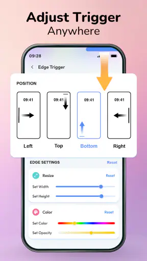 Centrum sterowania iOS – Panel screenshot