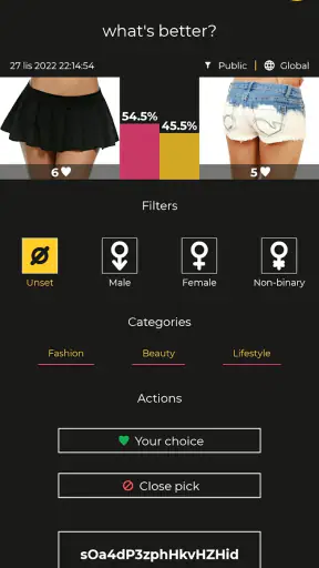 Choicer screenshot