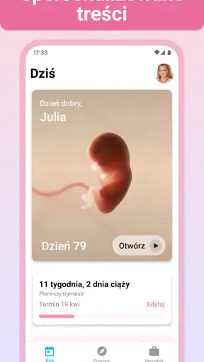 Ciąża + | rozwój ciąży screenshot