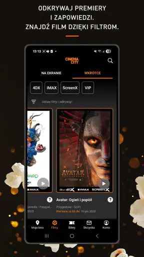 Cinema City: filmy i bilety screenshot