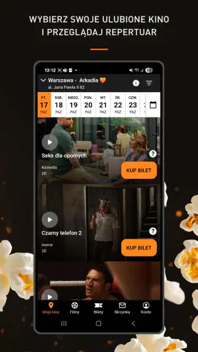 Cinema City: filmy i bilety screenshot