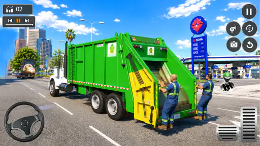 City Garbage Trash Truck Game screenshot