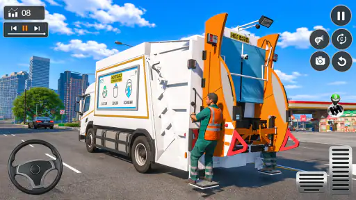 City Garbage Trash Truck Game screenshot